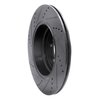 633-11018R Drilled/Slotted Brake Rotor [Black], 2010-2012 Land Rover, Position: Rear Right - image 4