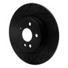633-11027L Drilled/Slotted Brake Rotor [Black], 2015-2020 Multiple Makes/Models, Position: Rear Left - image 2