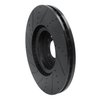 633-11029R Drilled/Slotted Brake Rotor [Black], Fits Select Land Rover, Position: Front Right - image 4