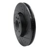 633-11030R Drilled/Slotted Brake Rotor [Black], 2018-2020 Land Rover, Position: Front Right - image 2