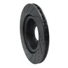 633-11031R Drilled/Slotted Brake Rotor [Black], 2018-2020 Land Rover, Position: Rear Right - image 4