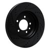 633-11037L Drilled/Slotted Brake Rotor [Black], Fits Select Land Rover, Position: Rear Left - image 4