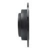 633-13012R Drilled/Slotted Brake Rotor [Black], 1992-1997 Subaru, Position: Rear Right - image 3