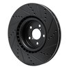 633-13014L Drilled/Slotted Brake Rotor [Black], 2003-2020 Multiple Makes/Models, Position: Front Left - image 4