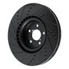 633-13014R Drilled/Slotted Brake Rotor [Black], 2003-2020 Multiple Makes/Models, Position: Front Right - image 4