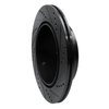 633-13015L Drilled/Slotted Brake Rotor [Black], 2003-2004 Subaru, Position: Rear Left - image 4