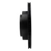 633-13019L Drilled/Slotted Brake Rotor [Black], 2005-2009 Subaru, Position: Rear Left - image 3
