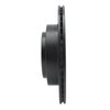 633-13019R Drilled/Slotted Brake Rotor [Black], 2005-2009 Subaru, Position: Rear Right - image 3
