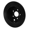 633-13025R Drilled/Slotted Brake Rotor [Black], Fits Select Subaru, Position: Rear Right - image 4