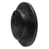 633-13027R Drilled/Slotted Brake Rotor [Black], 2014-2018 Subaru, Position: Rear Right - image 2