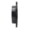633-13036R Drilled/Slotted Brake Rotor [Black], 2006-2014 Subaru, Position: Rear Right - image 3