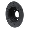 633-16000R Drilled/Slotted Brake Rotor [Black], 1964-1994 Alfa Romeo, Position: Rear Right - image 4