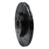 633-16006R Drilled/Slotted Brake Rotor [Black], 1991-2020 Multiple Makes/Models, Position: Front Right - image 2