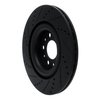 633-16013R Drilled/Slotted Brake Rotor [Black], Fits Select Alfa Romeo, Position: Rear Right - image 4