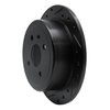 633-18003L Drilled/Slotted Brake Rotor [Black], 1999-2002 GM, Position: Rear Left - image 2