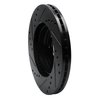 633-18005R Drilled/Slotted Brake Rotor [Black], 2000-2002 GM, Position: Front Right - image 4
