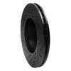 633-20001R Drilled/Slotted Brake Rotor [Black], 1971-1997 Jaguar, Position: Front Right - image 4