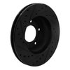 633-20006R Drilled/Slotted Brake Rotor [Black], 1990-1997 Jaguar, Position: Front Right - image 4