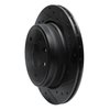 633-20009R Drilled/Slotted Brake Rotor [Black], 1995-2006 Jaguar, Position: Rear Right - image 2