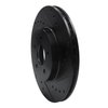 633-20012R Drilled/Slotted Brake Rotor [Black], 2001-2008 Multiple Makes/Models, Position: Front Right - image 2