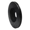 633-20012R Drilled/Slotted Brake Rotor [Black], 2001-2008 Multiple Makes/Models, Position: Front Right - image 4