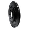 633-20018R Drilled/Slotted Brake Rotor [Black], 2006-2015 Jaguar, Position: Rear Right - image 2