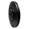 633-20026L Drilled/Slotted Brake Rotor [Black], Fits Select Jaguar, Position: Front Left - image 2
