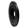 633-20028R Drilled/Slotted Brake Rotor [Black], 2014-2021 Jaguar, Position: Rear Right - image 4