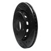 633-21001R Drilled/Slotted Brake Rotor [Black], 1994-2000 Kia/Hyundai/Genesis, Position: Front Right - image 2