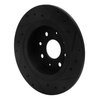 633-21003L Drilled/Slotted Brake Rotor [Black], 1998-2003 Kia/Hyundai/Genesis, Position: Rear Left - image 4