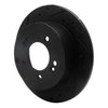 633-21010L Drilled/Slotted Brake Rotor [Black], 2007-2012 Kia/Hyundai/Genesis, Position: Rear Left - image 2