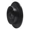 633-21010R Drilled/Slotted Brake Rotor [Black], 2007-2012 Kia/Hyundai/Genesis, Position: Rear Right - image 2