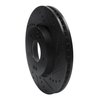 633-21011R Drilled/Slotted Brake Rotor [Black], 2010-2013 Kia/Hyundai/Genesis, Position: Front Right - image 2