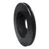 633-21011R Drilled/Slotted Brake Rotor [Black], 2010-2013 Kia/Hyundai/Genesis, Position: Front Right - image 4