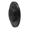 633-21012R Drilled/Slotted Brake Rotor [Black], 2010-2011 Kia/Hyundai/Genesis, Position: Front Right - image 2
