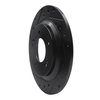 633-21014L Drilled/Slotted Brake Rotor [Black], Fits Select Kia/Hyundai/Genesis, Position: Rear Left - image 2