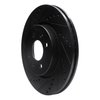 633-21015L Drilled/Slotted Brake Rotor [Black], Fits Select Kia/Hyundai/Genesis, Position: Front Left - image 2