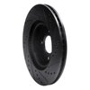 633-21015L Drilled/Slotted Brake Rotor [Black], Fits Select Kia/Hyundai/Genesis, Position: Front Left - image 4