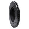 633-21016L Drilled/Slotted Brake Rotor [Black], 2015-2019 Kia/Hyundai/Genesis, Position: Front Left - image 4