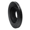 633-21019R Drilled/Slotted Brake Rotor [Black], 2002-2002 Kia/Hyundai/Genesis, Position: Front Right - image 4