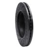 633-21025R Drilled/Slotted Brake Rotor [Black], 2007-2009 Kia/Hyundai/Genesis, Position: Front Right - image 4