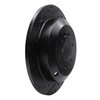 633-21027L Drilled/Slotted Brake Rotor [Black], 2009-2010 Kia/Hyundai/Genesis, Position: Rear Left - image 2