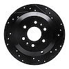 633-21027R Drilled/Slotted Brake Rotor [Black], 2009-2010 Kia/Hyundai/Genesis, Position: Rear Right - image 1