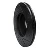 633-21028L Drilled/Slotted Brake Rotor [Black], 2009-2010 Kia/Hyundai/Genesis, Position: Front Left - image 4