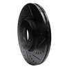 633-21031R Drilled/Slotted Brake Rotor [Black], 2015-2021 Kia/Hyundai/Genesis, Position: Front Right - image 2