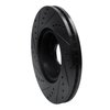 633-21032R Drilled/Slotted Brake Rotor [Black], 2012-2016 Kia/Hyundai/Genesis, Position: Front Right - image 4