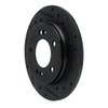 633-21034R Drilled/Slotted Brake Rotor [Black], Fits Select Kia/Hyundai/Genesis, Position: Rear Right - image 2