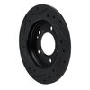 633-21034R Drilled/Slotted Brake Rotor [Black], Fits Select Kia/Hyundai/Genesis, Position: Rear Right - image 4