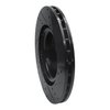 633-21038L Drilled/Slotted Brake Rotor [Black], Fits Select Kia/Hyundai/Genesis, Position: Front Left - image 4