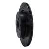 633-21039L Drilled/Slotted Brake Rotor [Black], Fits Select Kia/Hyundai/Genesis, Position: Rear Left - image 2